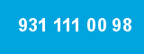 931 111 00 98